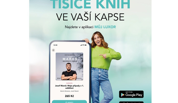 Luxor spouští prodej e-obsahu v mobilní aplikaci