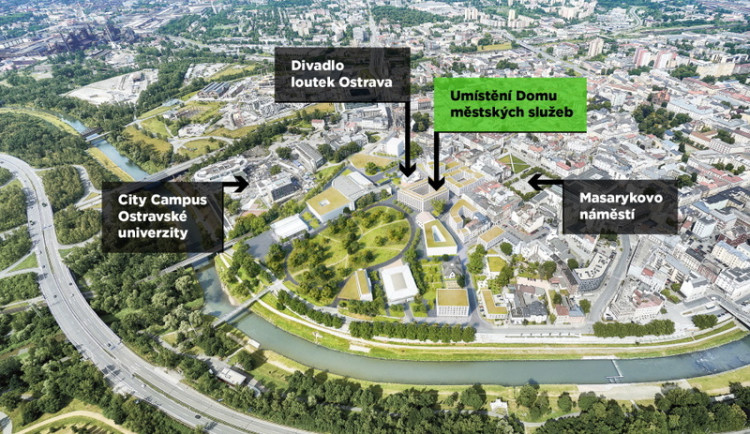 Ostrava plánuje stavbu nové správní budovy. Dům městských služeb vznikne na Černé louce