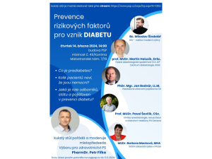 Jak posílit preventivní opatření a snížit výskyt diabetu? Kulatý stůl v Poslanecké sněmovně o prediabetu a jeho významu v prevenci rozvoje cukrovky