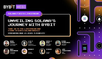 Ben z Bybitu a Lily ze Solany představí strategii pro Web3 v exkluzivní živě vysílané diskusi