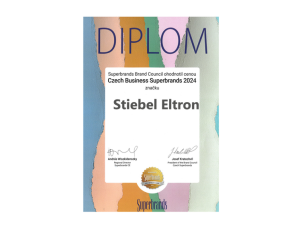 STIEBEL ELTRON získal ocenění Czech Business Superbrands 2024