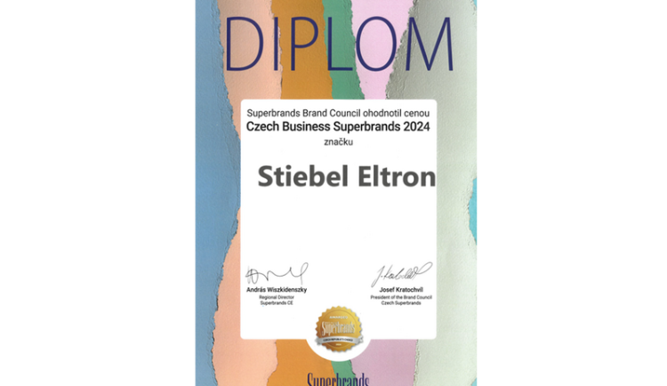 STIEBEL ELTRON získal ocenění Czech Business Superbrands 2024
