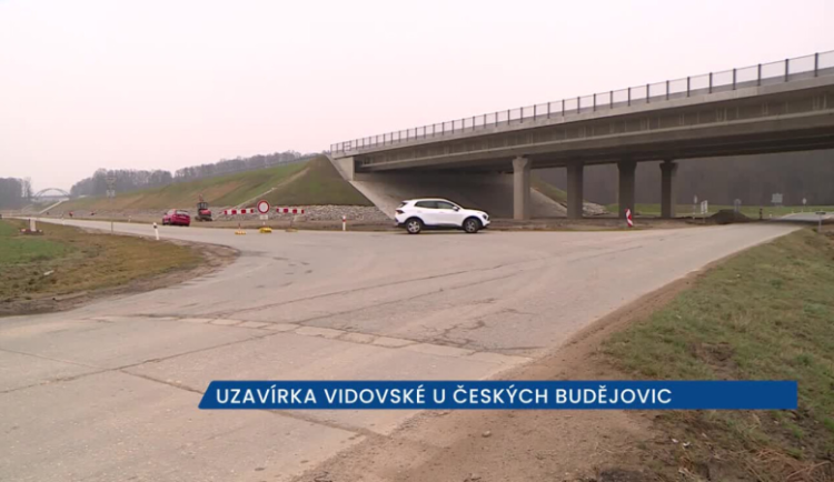 Dlouhodobá uzavírka čeká na řidiče na trase z Vidova do Českých Budějovic