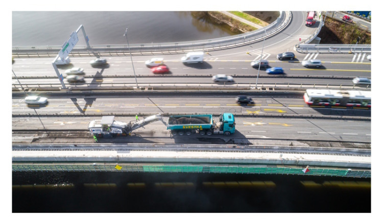 PORR odstartoval poslední dvě etapy rekonstrukce Barrandovského mostu