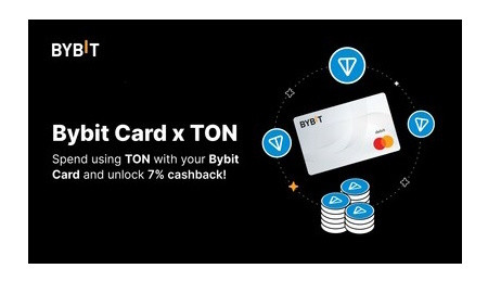 Bybit Card nyní přináší v rámci nejnovější spolupráce exkluzivní odměny v podobě Toncoinů