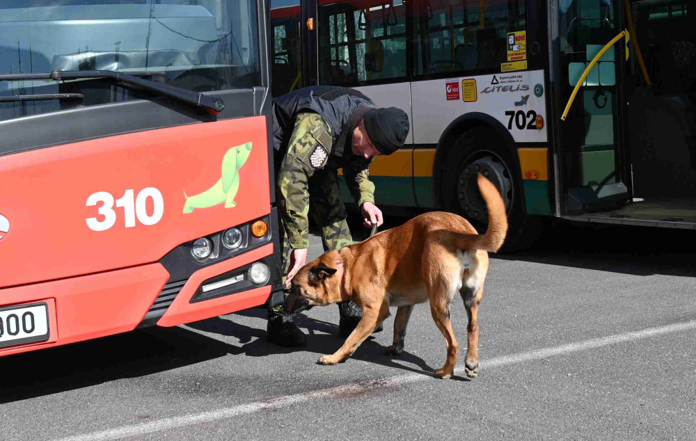 GALERIE: Psí specialisté hledali na Liberecku výbušniny a drogy