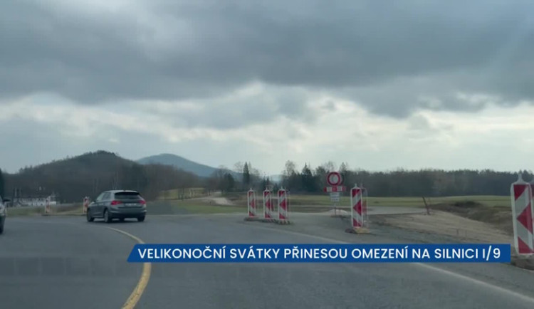 Silnice I/9 mezi Borem a Svorem je do 31. 3. uzavřená, objížďka má několik desítek kilometrů