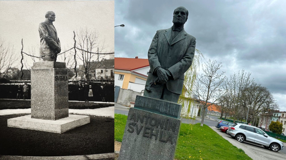 První posmrtná socha československého ministerského předsedy Antonína Švehly měla pohnutý osud