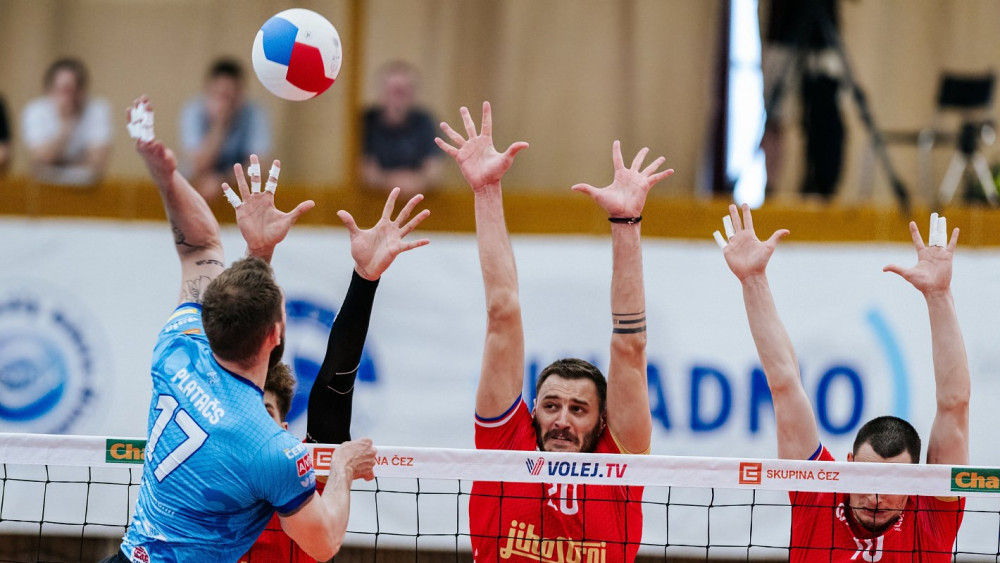 Kladenští volejbalisté porazili Jihostroj 3:0 a vynutili si čtvrté semifinále