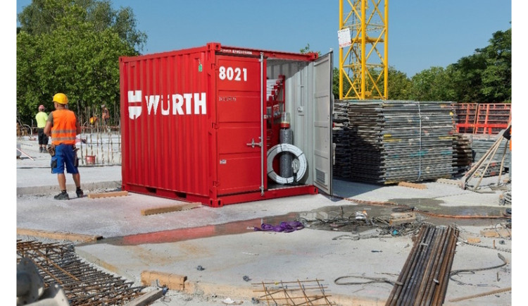 Mobilní prodejna Würth přináší nářadí a materiál přímo na stavbu