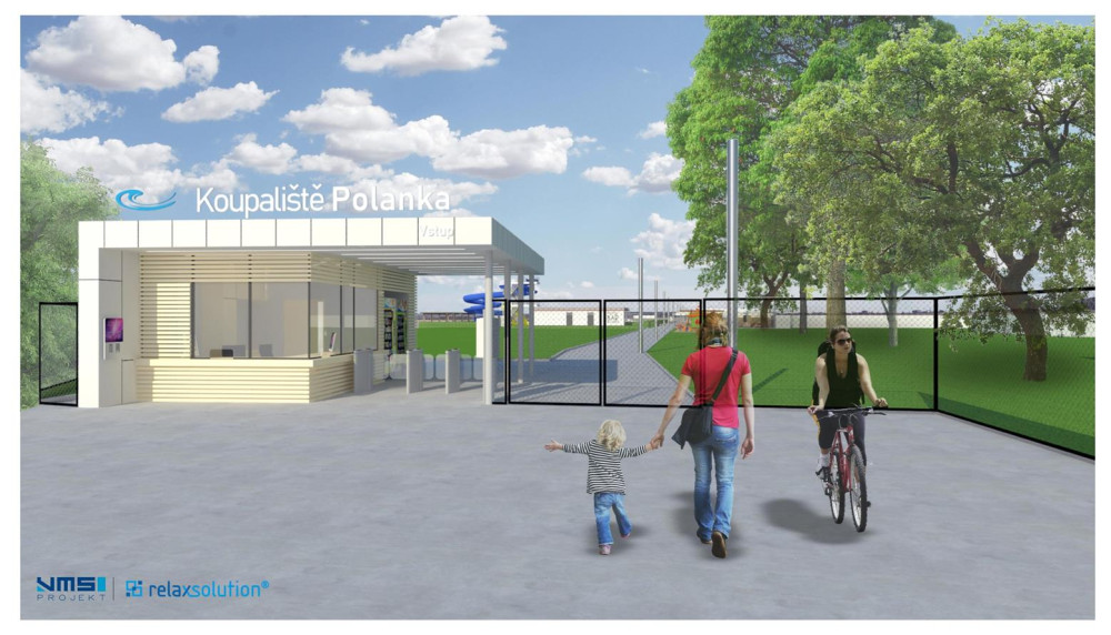 Koupaliště Polanka bude mít novou podobu. Foto: poskytlo Město Třebíč