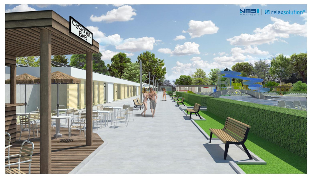 Koupaliště Polanka bude mít novou podobu. Foto: poskytlo Město Třebíč