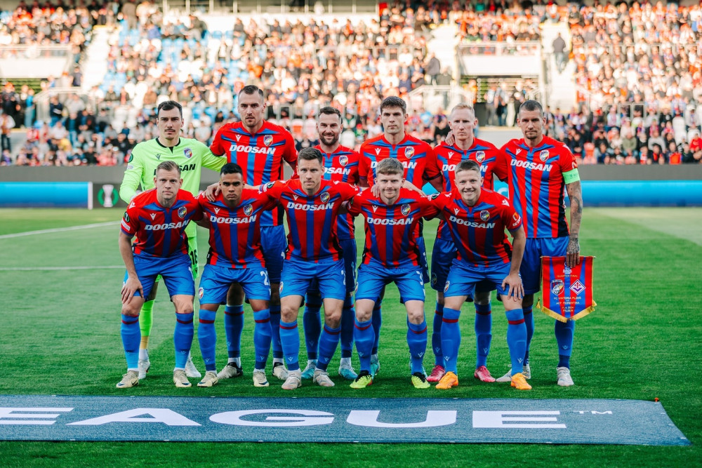 Fotbalisté Plzně v úvodním čtvrtfinále Konferenční ligy remizovali s italskou Fiorentinou 0:0
