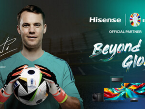  Brankářská legenda Manuel Neuer se stává ambasadorem značky Hisense pro kampaň BEYOND GLORY na EURO 2024™