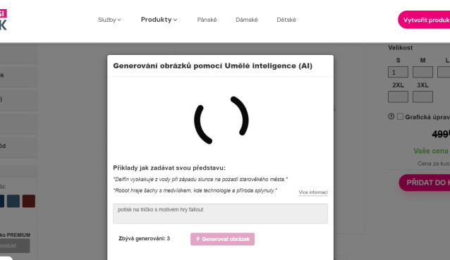 Nový trend v oblasti módy: Potisky triček pomocí AI technologie!