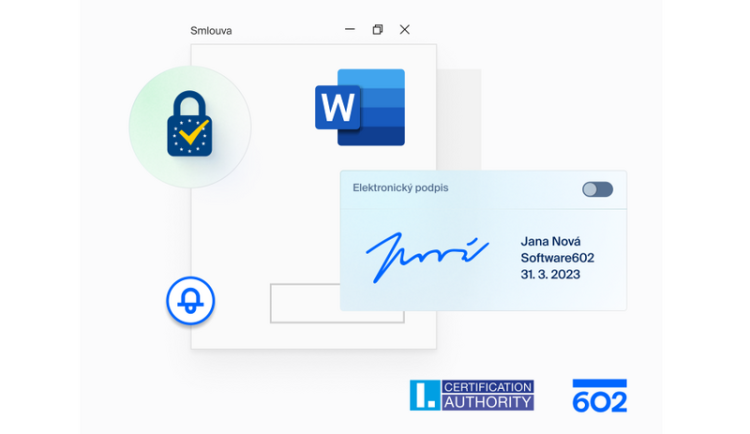 Společnost Software602 uzavřela partnerství s I.CA, usnadní vydávání certifikátů pro vzdálené elektronické podepisování a pečetění