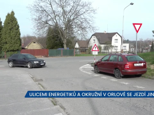  Pozor, změna přednosti v jízdě v Orlové na křižovatce ulic Energetiků a Okružní