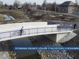 Ochrana dálnice uzavře cyklostezku u Bohumína, řidiči by měli dát pozor na zvýšený počet cyklistů