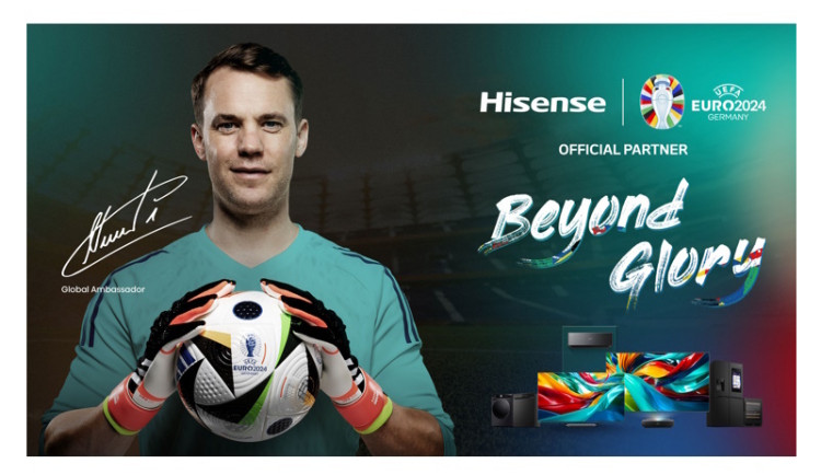 Brankářská legenda Manuel Neuer ambasadorem značky Hisense pro EURO 2024