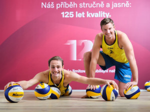 Miele spolupracuje s beachvolejbalisty Ondřejem Perušičem a Davidem Schweinerem na olympiádě v Paříži