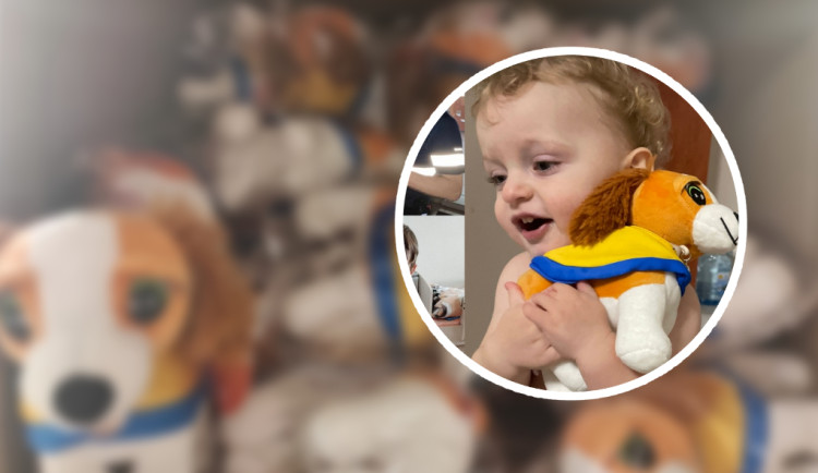 Jihomoravští záchranáři mají tisíc nových plyšových pejsků, které vozí k případům k utěšení dětí