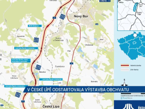 V České Lípě odstartovala výstavba obchvatu, bude měřit 1,5 km
