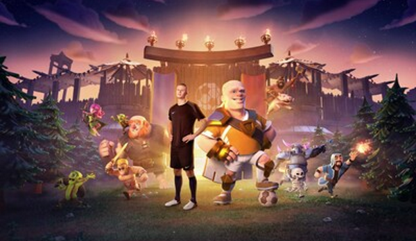 Fotbalová superstar Erling Haaland se stává hratelnou postavou ve hře Clash of Clans