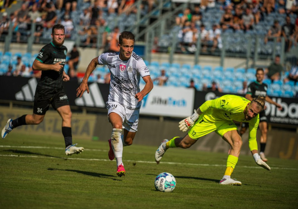 Fotbalisté České Budějovic porazili gólem v nastavení Bohemians 1905 2:1