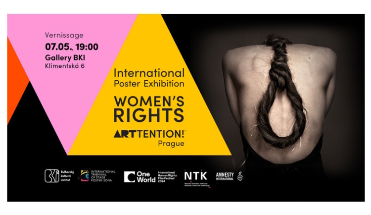 Mezinárodní výstava plakátů na téma Práva žen organizovaná ARTtention Prague