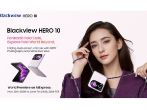 Nejlevnější skládací telefon na světě! Model Blackview HERO 10 se dvěma obrazovkami, 108MPx fotoaparátem a funkcí Android Dynamic Island uveden na globální trh!