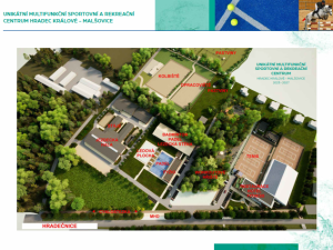 V Hradci Králové vzniká unikátní multifunkční sportovní a rekreační centrum