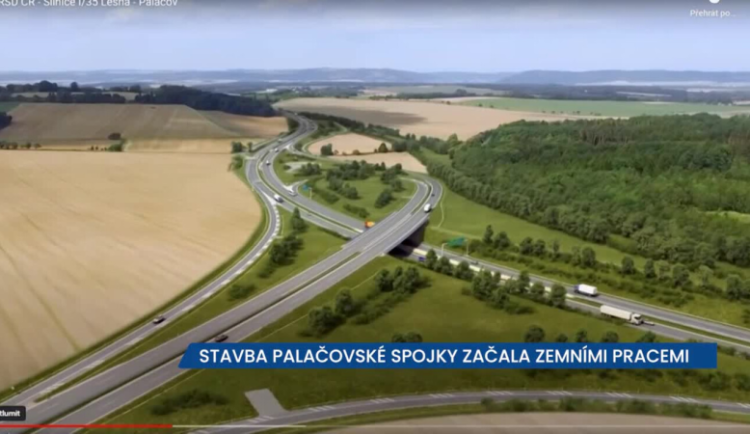 ŘSD pokračuje se stavbou Palačovské spojky, projekt doprovází částečná dopravní omezení