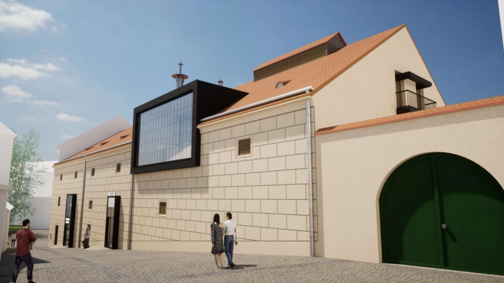 Jindřichův Hradec zachraňuje památky. Objekt pivovaru si převzal zhotovitel, v provozu by měl být od roku 2026