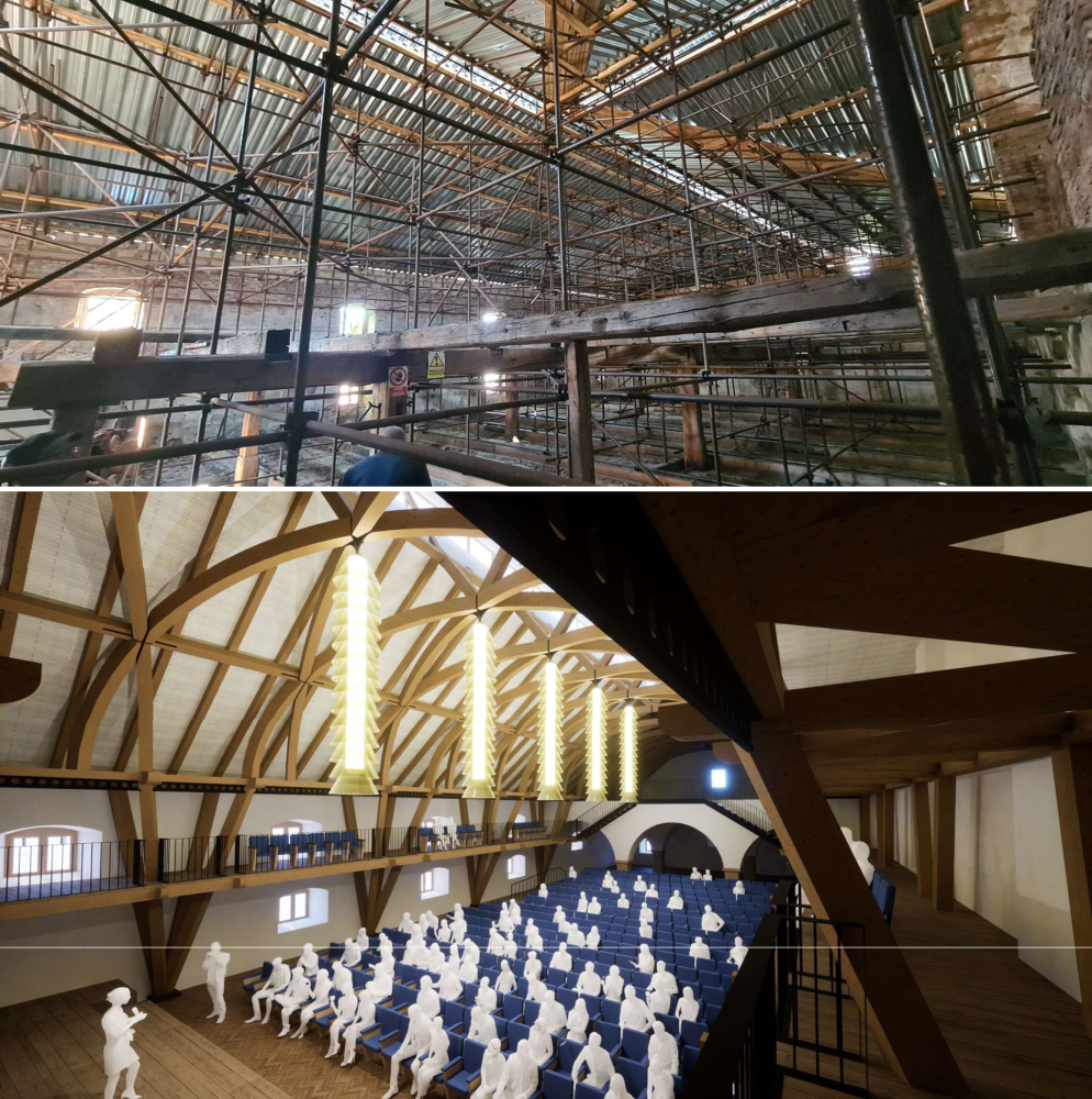Jindřichův Hradec zachraňuje památky. Objekt pivovaru si převzal zhotovitel, v provozu by měl být od roku 2026