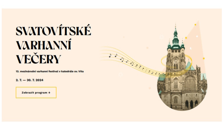 Katedrála sv. Víta hostí 13. ročník varhanního festivalu