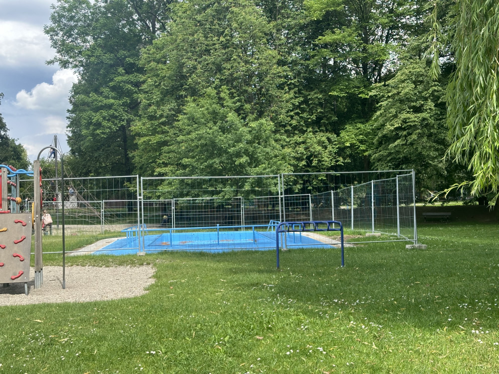 Město opravuje brouzdaliště u Maláku. Hotovo má být na začátku června