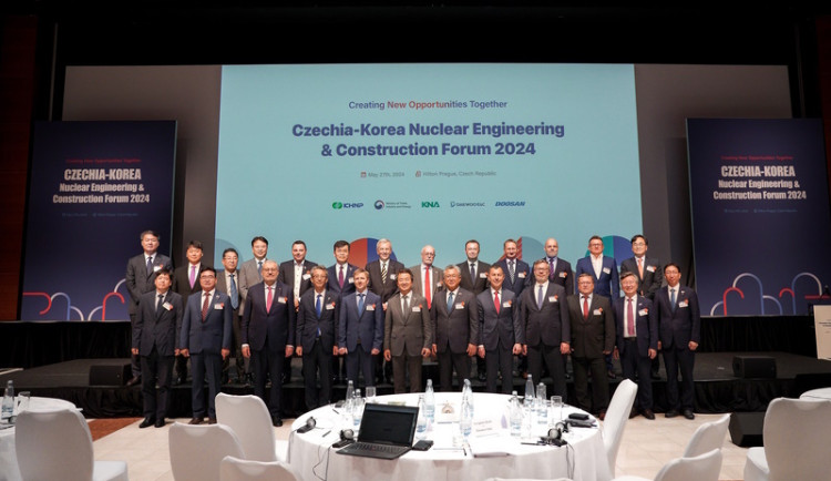 České a korejské firmy se setkaly v rámci Česko-korejského fóra jaderného inženýrství a stavebnictví 2024
