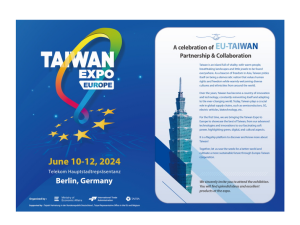 Pozvánka na Mezinárodní veletrh Taiwan Expo Berlín