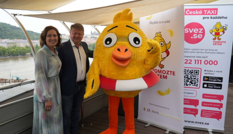 Taxislužba Svez.se z každé své jízdy podpoří NROS a charitativní projekt Pomozte dětem