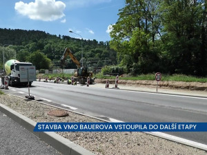 Stavba VMO Bauerova vstoupila do další etapy, na řidiče čeká řada omezení