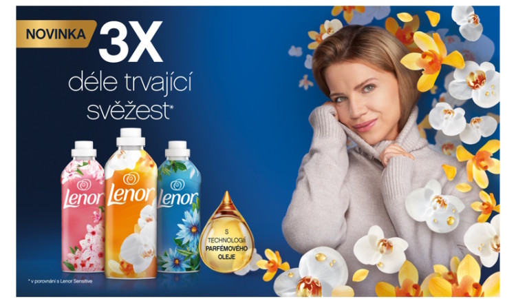 Nová řada aviváží Lenor Perfume Therapy poskytuje prádlu dlouhotrvající vůni, se kterou si dopřejete relax na každém kroku