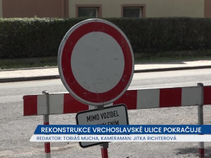 Rekonstrukce Vrchoslavské ulice v Novosedlicích pokračuje