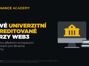 Binance Academy spolupracuje s Vysokou školou ekonomickou v Praze. Nabízí akreditovaný kurz o blockchainu