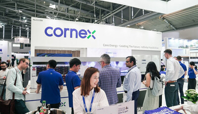 Výrobky společnosti CORNEX pronikají do světa: CORNEX je se svými nejnovějšími výrobky hvězdou veletrhu Smarter E Europe 2024