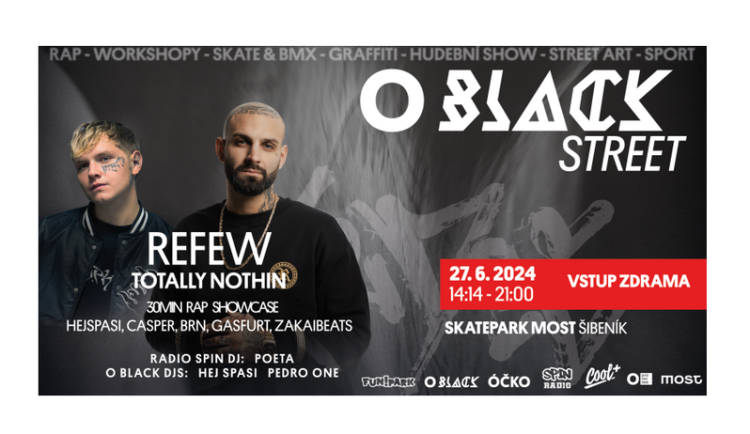 O Black Street je zpět: Jaký je program největší hip-hopové a urban street akce roku?