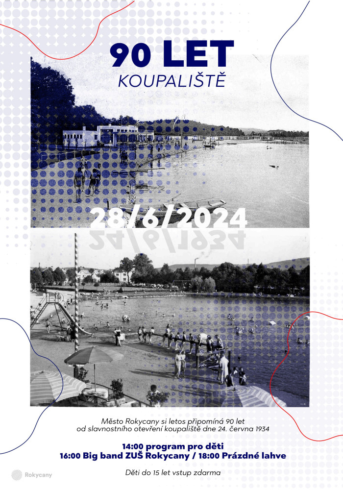 Největší přírodní koupaliště v kraji slouží lidem už 90 let, město plánuje velkou oslavu pro celé rodiny