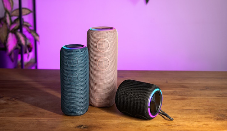 Rodina Sencor Sirus 2: Špičkové bezdrátové reproduktory do kabelky i na velkou zahradní party