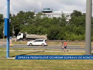 Oprava Průmyslové ochromí dopravu do konce léta, počítejte se zdržením