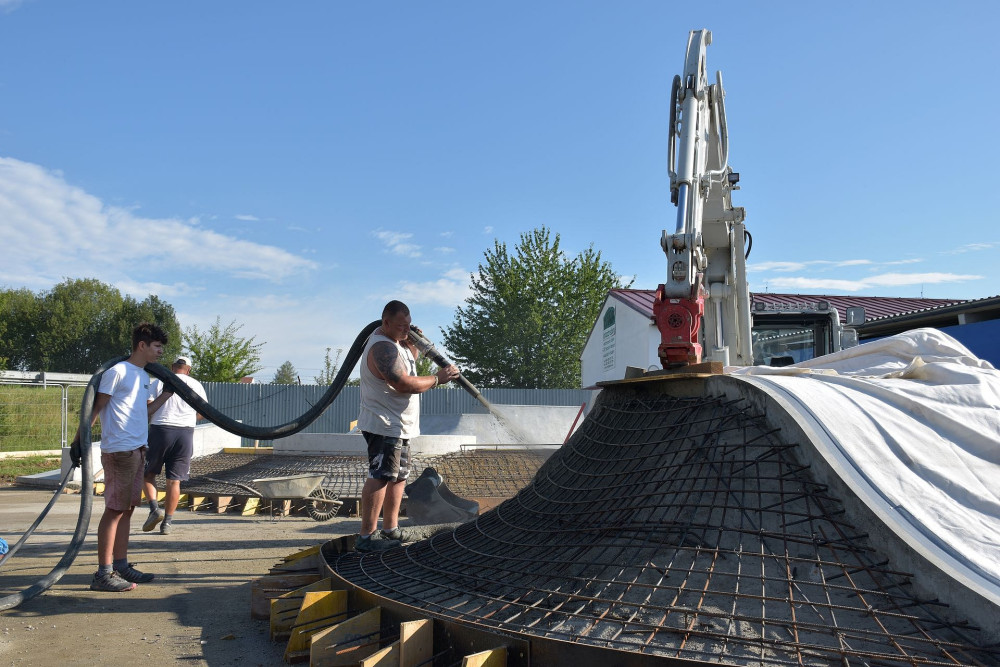 V Písku začala výstavba nového skateparku u sídliště Portyč,