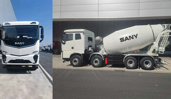 Elektrický automíchač SANY 408P splňuje aktualizovaná nařízení Evropské unie GSR